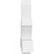 Ekena Millwork Redmond Architectural Grade PVC Gable Bracket, 60"W x 30"H x 6"D x 6"F, 12/12 Pitch GBP060X30X0606RED00 - alternate 3